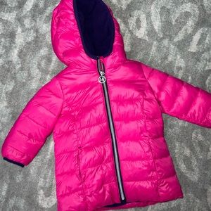 Baby girl Michael Kors super soft pink puffer jacket